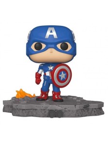 Pop Figura Deluxe Marvel Avengers Capitan America Esclusiva Funko