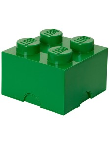 CONTENITORE LEGO BRICK 4 VERDE GADGET