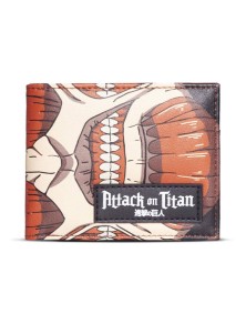 Attack On Titan Portafoglio Pieghevole Graphic Patch Difuzed