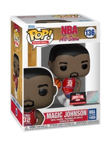 Nba -  Pop Funko Vinile Figura 136 Magic Johnson (all Star Game 1986) 9cm Comicon 22 Excl Funko Figures