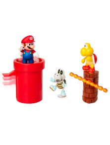 Mario Bros Dungeon diorama set Jakks Pacific