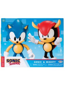 Sonic The Hedgehog Sonic & Mighty Sonic set figures 10cm Jakks Pacific