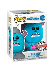 Pop Figura Disney Monsters Inc 20th Sulley Flocked Esclusiva Funko