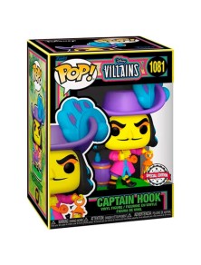 Pop Figura Disney Villains Hook Black Light Esclusiva Funko