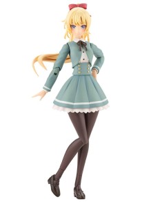 Sousai Shojo Teien Plastica Model Kit 1/10 Ritsuka Saeki St. Iris Gauken Girls' High School Winter Clothes 16 Cm Kotobukiya