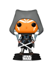 Pop Figura Star Wars The Mandalorian Ahsoka Hooded Esclusiva Funko