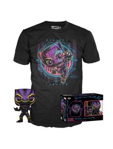 Set Figura Pop & Tee Marvel Wakanda Forever Black Panther Esclusiva Funko