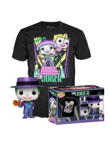 Set Figura Pop & Tee Tg S Dc Comics Batman The Joker Funko