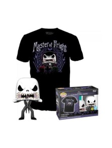 63628 - Disney: The Nightmare Before Christmas - Pop Funko & Tee - Jack Skellington 9cm (t-shirt S) Funko Gadget