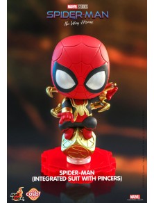 Spider-man: No Way Home Cosbi Mini Figura Spider-man (integrated Suit) 8 Cm Hot Toys