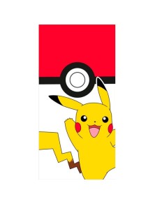 Pokemon Pikachu Pokeball Telo Mare Cotone Nintendo