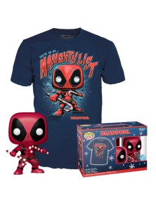 Set Figura Pop & Tee Marvel Deadpool tg S Funko