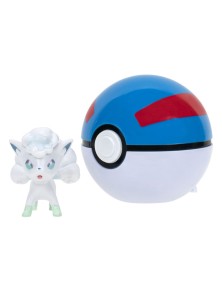 Pokémon Clip'n'Go Poké Balls Alolan Vulpix & Poké Ball Jazwares