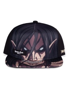 Attack On Titan Cappellino Cappellino Snapback Eren Jaeger Titan Difuzed