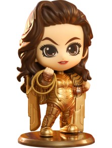 Wonder Woman 1984 Cosbaby (s) Mini Figura Golden Armor Wonder Woman 10 Cm Hot Toys