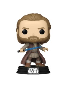 Star Wars: Obi-wan Kenobi Pop! Vinile Figura Obi-wan (battle Pose) 9 Cm Funko