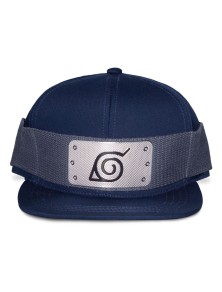 Naruto Shippuden Cappellino Cappellino Snapback Logo Blue Difuzed