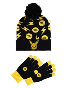 BERRETTO + GUANTI POKEMON PIKACHU CLASSIC - ABBIGLIAMENTO