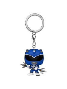 Power Rangers 30th Pop! Vinile Portachiavis 4 Cm Blue Ranger  Funko