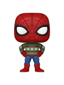 Marvel Holiday Pop! Marvel Vinile Figura Spider-man 9 Cm Funko