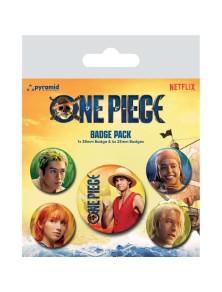 One Piece Live Action Cannuccia Hats Bad Pac Badge Pack Pyramid International