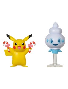 Pokémon Battle Figura Set Figura 2-pack Holiday Edition: Pikachu, Vanillite Jazwares