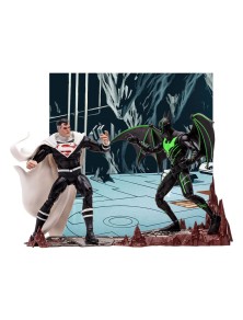 Dc Da Collezioneaction Figura Pack Of 2 Batman Beyond Vs Justice Lord Superman 18 Cm Mcfarlane Toys