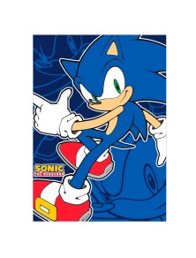 Sonic The Hedgehog Coperta In Pile Sega