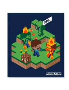 Minecraft Coperta In Pile Mojang Studios