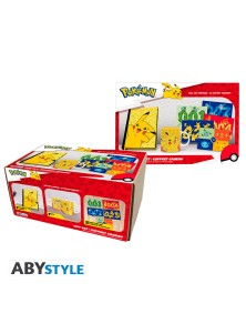 Pokemon - Pck A5 Agenda + Mug320ml  + Cartoline "pikachu"