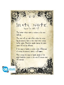 Death Note - Poster Maxi 91.5x61 - Rules