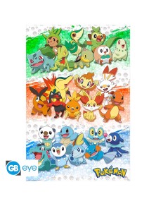 Pokemon - Poster Maxi 91.5x61 - First Partners