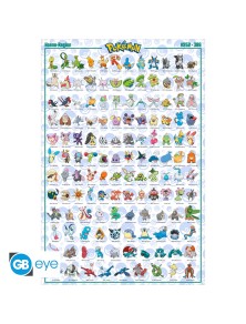 Pokemon - Poster Maxi 91.5x61 - Hoenn Pokemon French