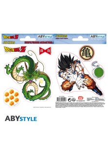 Dragon Ball - Adesivi - 16x11cm/ 2 Fogli - Dbz/ Shenron