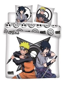 COPRIPIUMINO MATRIMONIALE NARUTO & SASUKE ANIME - ACCESSORI