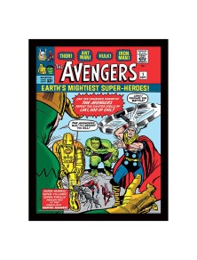 Marvel Da Collezioneprint Framed Poster Avangers Vs. Loki Comic Pyramid International