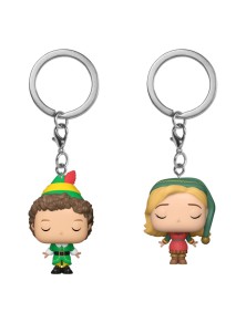 Elf Pop! Vinile Portachiavi 2-pack Buddy & Jovie 4 Cm Funko