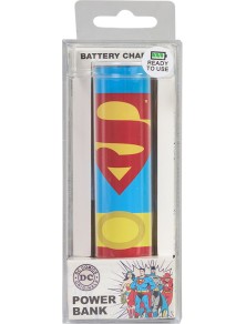 TRIBE POWER BANK 2600 MAH DC SUPERMAN ALIMENTATORI/BATTERIE - MOBILE/TABLET