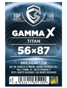 Gamma X Bustine Protettive Titan 56 x 87 mm Dv Giochi