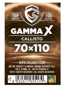 Gamma X Bustine Protettive Callisto 70 x 110 mm Dv Giochi