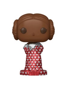 Star Wars Valentines Pop! Vinile Figura Leia (val Choc) 9 Cm Funko