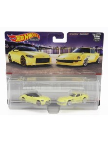 NISSAN - SET 2X Z PROTO 2021 + FAIRLADY Z 1970 - YELLOW BLACK