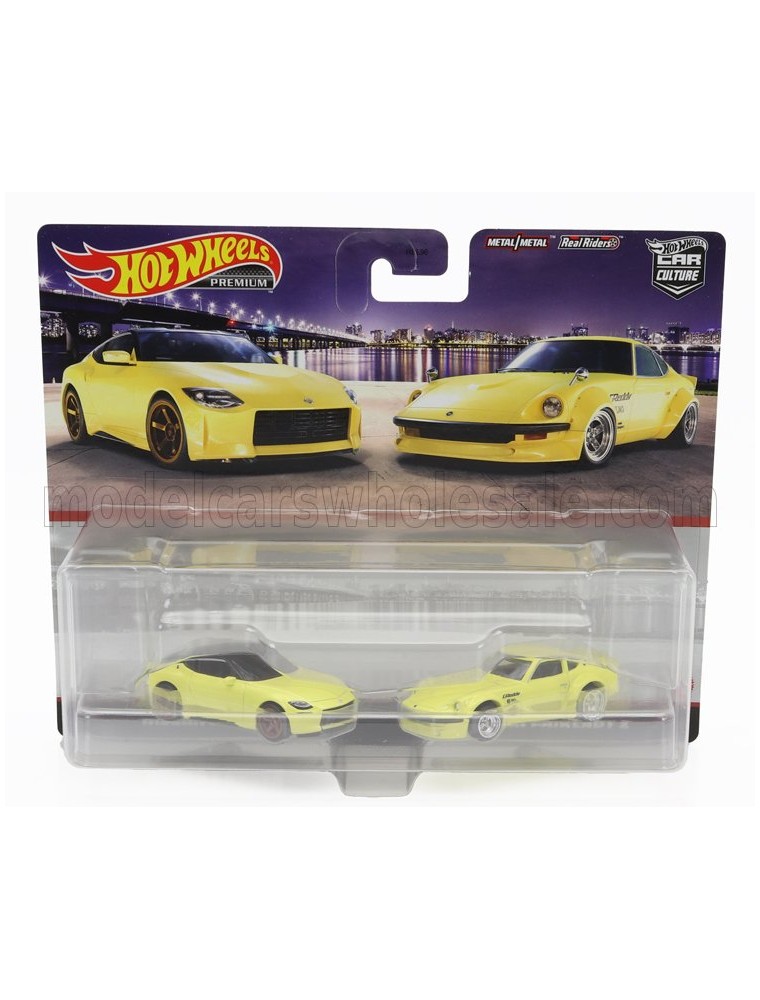 NISSAN - SET 2X Z PROTO 2021 + FAIRLADY Z 1970 - YELLOW BLACK