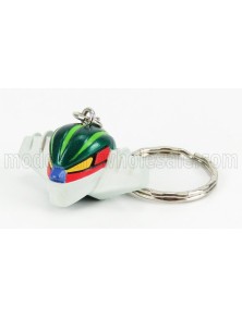 HL-PRO - JEEG - PORTACHIAVI - KEYRING FIGURE JEEG ROBOT D'ACCIAIO - GO-NAGAI - GREY GREEN RED