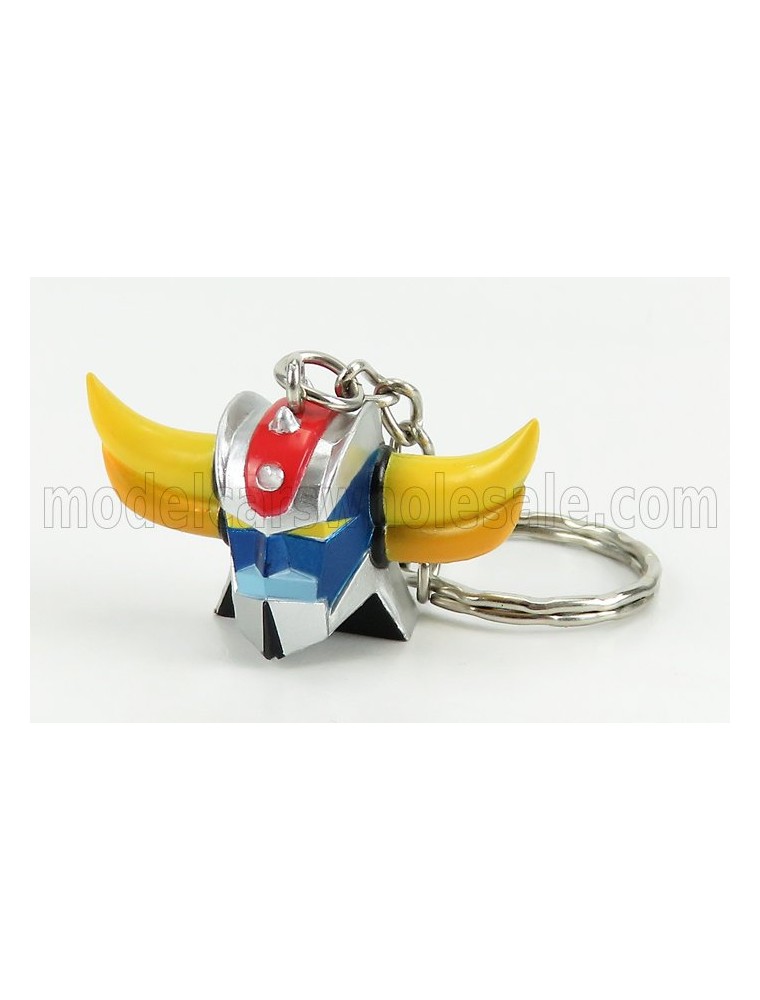 HL-PRO - GOLDRAKE - PORTACHIAVI - KEYRING FIGURE GRENDIZER GOLDRAKE UFO ROBOT - BLUE SILVER YELLOW