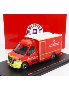 RENAULT - MASTER VAN WAS SDIS 47 VEHICULE DE SECOURS ET D'ASSISTANCE AUX VICTIMES AMBULANCE SAPEURS POMPIER 2019 - RED WHITE YEL