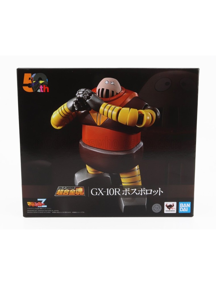 BANDAI - METAL SERIE GRANDE MAZINGA Z - GX-10R FIGURE BOSS ROBOT - BROWN COPPER YELLOW