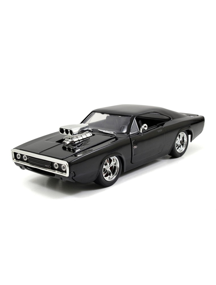 JADA - Fast & Furious RC Dodge Charger del 1970 in scala 1:24 due canali, frequenza 2,4 GHz, funzione turbo, veicolo Full Functi