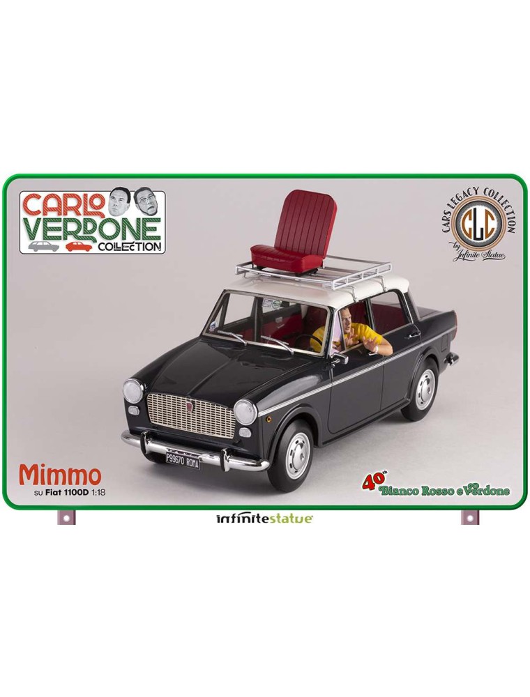 Infinite Statue - Mimmo Su Fiat 1100 1/18 Resin Car