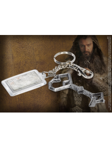 Lo Hobbit Chiave e Portachiavi Mappa Terra di Mezzo di Thorin Noble Collection